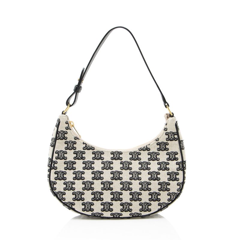 Celine Triomphe Canvas Ava Medium Shoulder Bag
